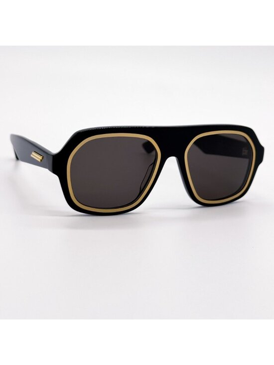 NEW BOTTEGA VENETA SUNGLASSES BV1217S 001 WOMEN BLACK EYEWEAR main image 5
